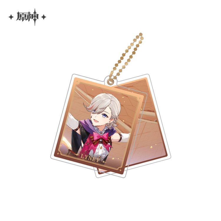 miHoYo Genshin Impact Slide Acrylic Keychain Series