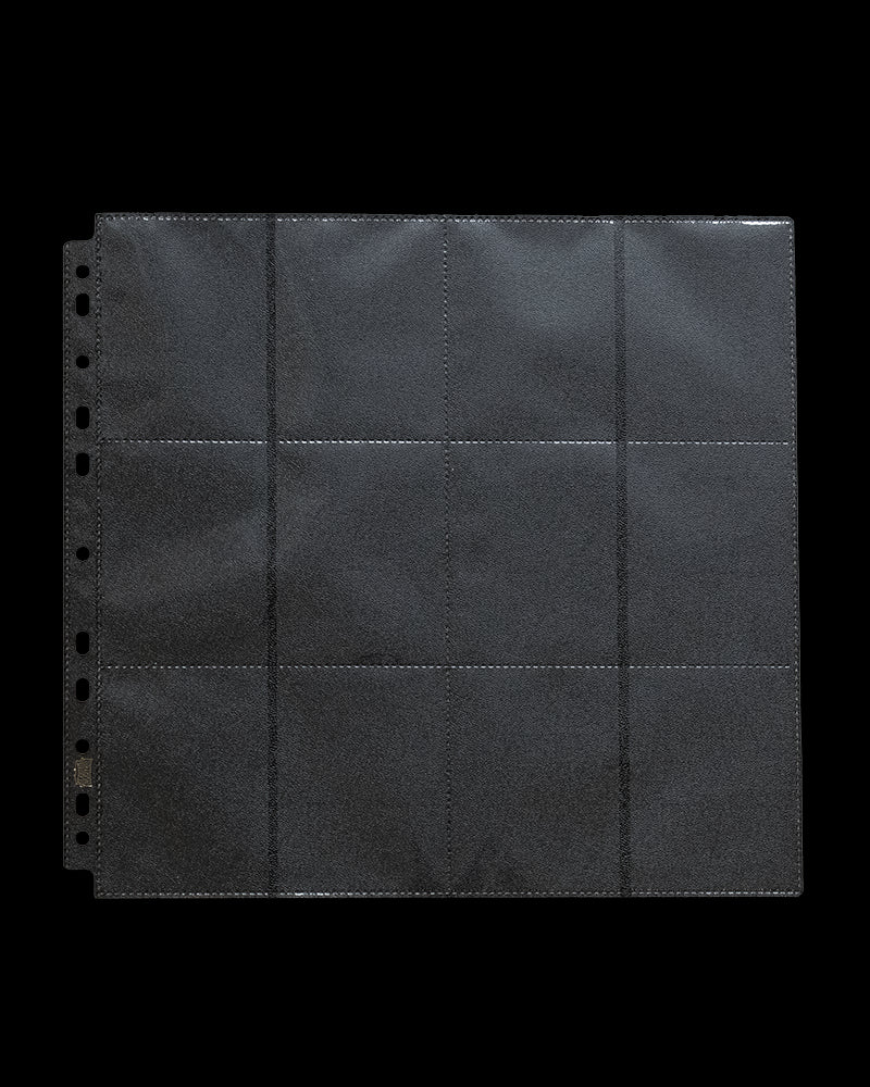 Dragon Shield 24-Pocket Binder Page Sideloading &quot;Black&quot;