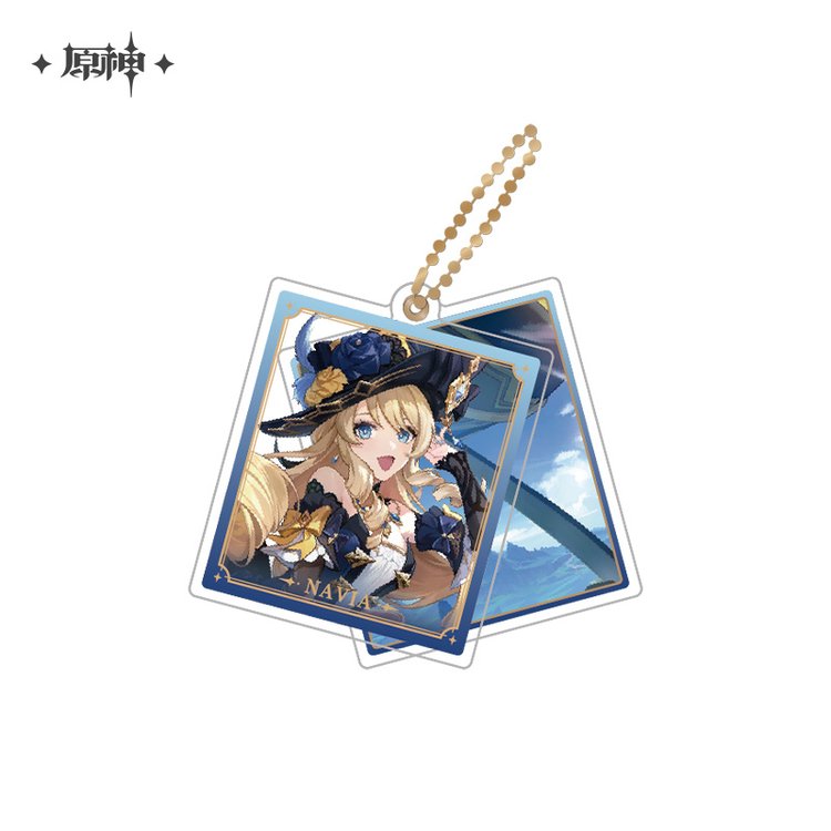 miHoYo Genshin Impact Slide Acrylic Keychain Series