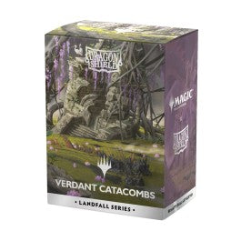 Dragon Shield MTG Matte Dual Art Sleeves Landfall Series - Verdant Catacombs Bustine Protettive
