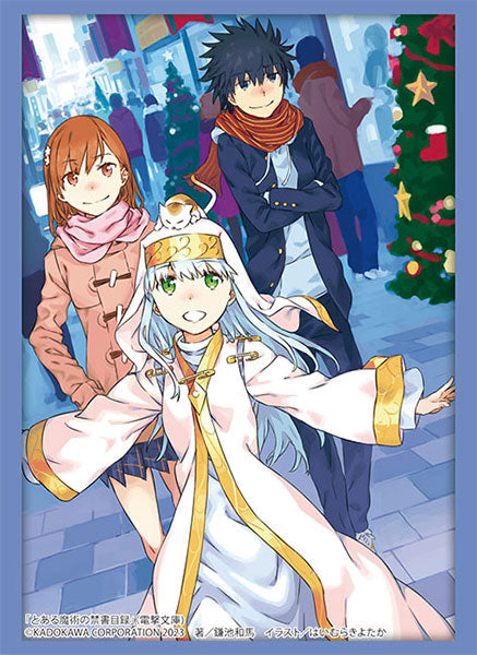 Bushiroad Sleeve Collection Dengeki Bunko A Certain Magical Index "Index & Mikoto Misaka & Touma Kamijo" (Vol.3817)