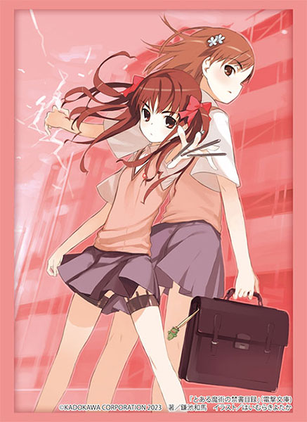 Bushiroad Sleeve Collection Dengeki Bunko A Certain Magical Index "Mikoto Misaka & Kuroko Shirai Part.2" (Vol.3820)