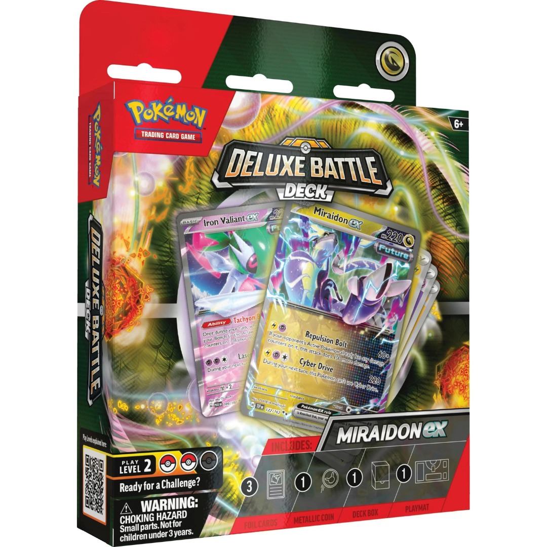 Pokémon TCG: August Deluxe Battle Deck Miraidon/ Koraidon EX-Miraidon EX-The Pokémon Company International-Ace Cards & Collectibles