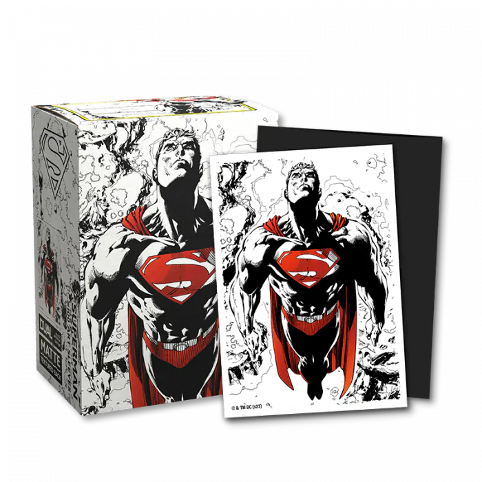 Dragon Shield Dual Matte Art Sleeves &quot;Superman Core (Red/White Variant)&quot; Standard Size 100pcs