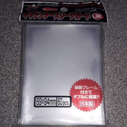 KMC Sleeve Character Sleeve Guard Standard Size 60pcs - Silver Frame