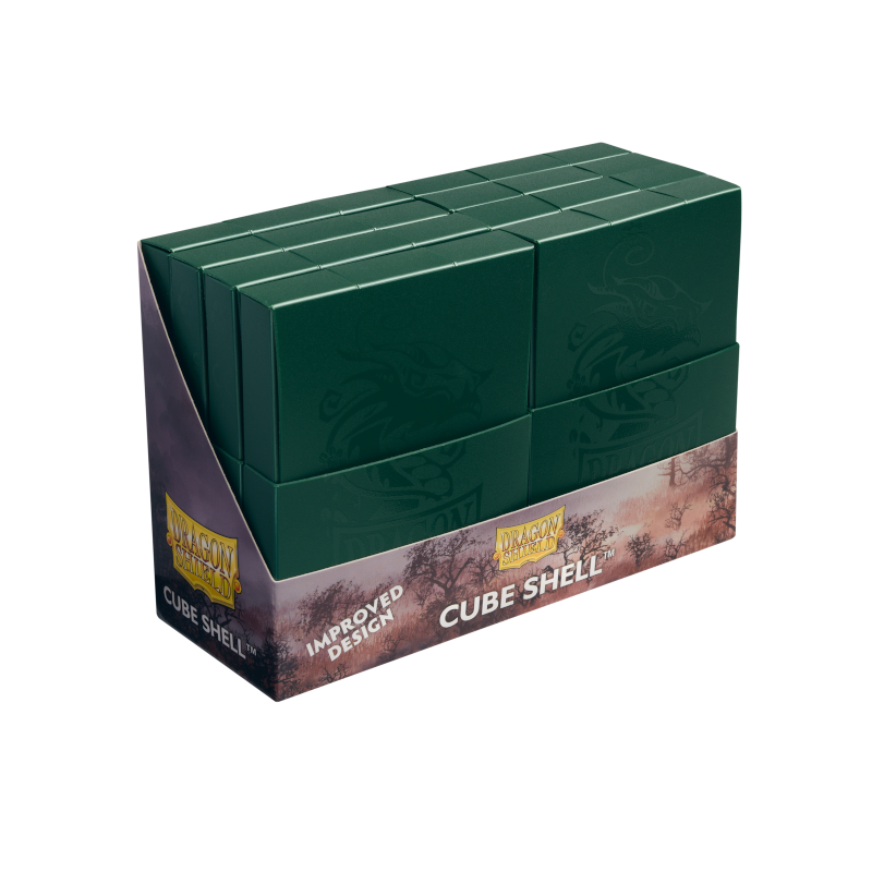 Dragon Shield Cube Shell - Forest Green-One Box (8 pieces)-Dragon Shield-Ace Cards &amp; Collectibles