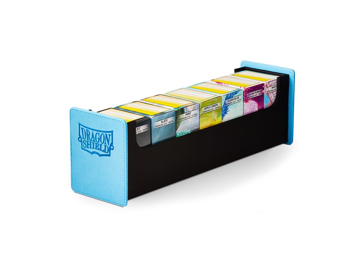 Dragon Shield Deck Box + Playmat Magic Carpet 500+ (Blue/Black)-Dragon Shield-Ace Cards &amp; Collectibles