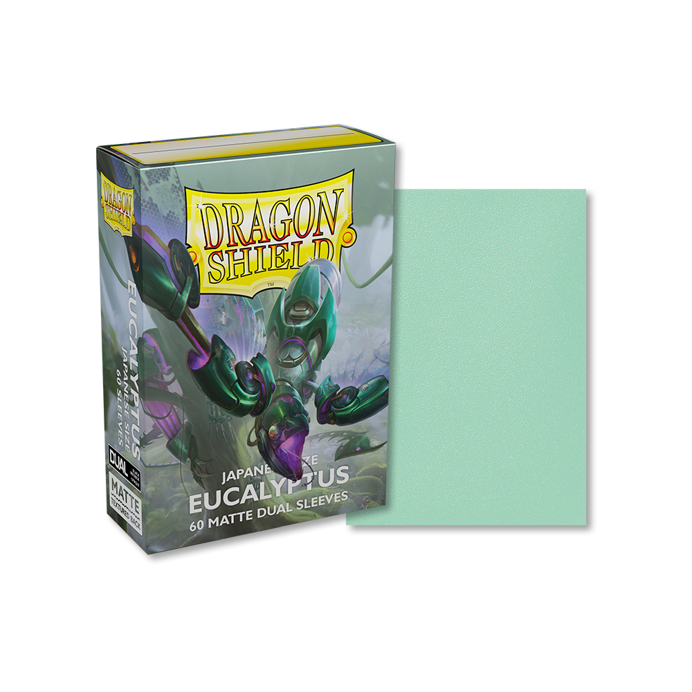 Dragon Shield Sleeve DS60 Matte Dual Sleeves - Eucalyptus-Dragon Shield-Ace Cards &amp; Collectibles