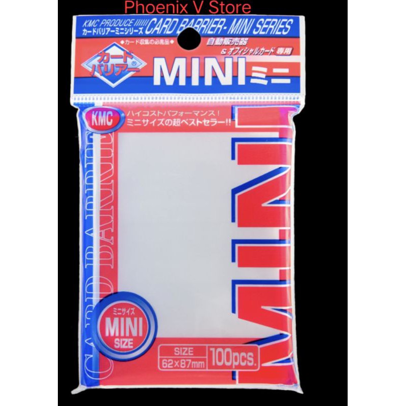 KMC Sleeve Card Barrier Clear - Mini Size Soft