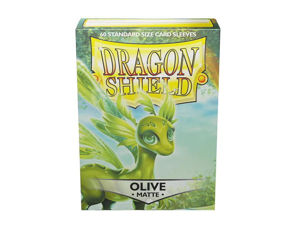 Dragon Shield Sleeve Matte Standard Size 60pcs - Matte Olive