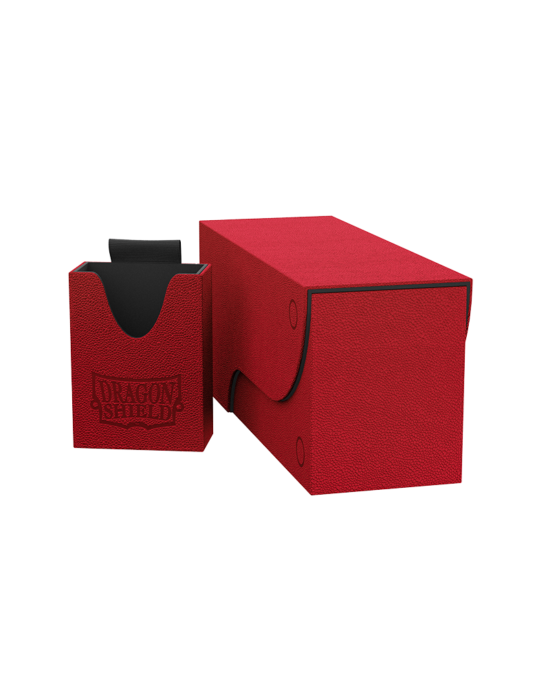Dragon Shield Deck Box Nest+ 300 (Red/Black)
