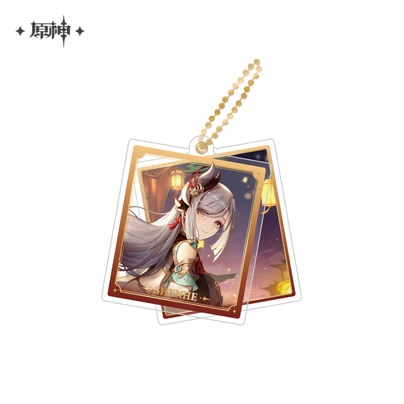 miHoYo Genshin Impact Slide Acrylic Keychain Series-Shenhe-miHoYo-Ace Cards & Collectibles