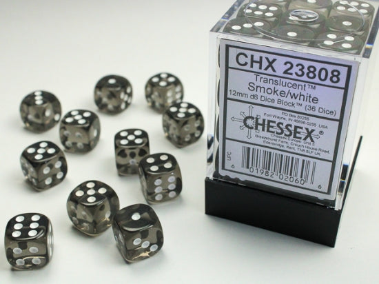 Chessex Translucent 12mm Dice Blocks (238AA)