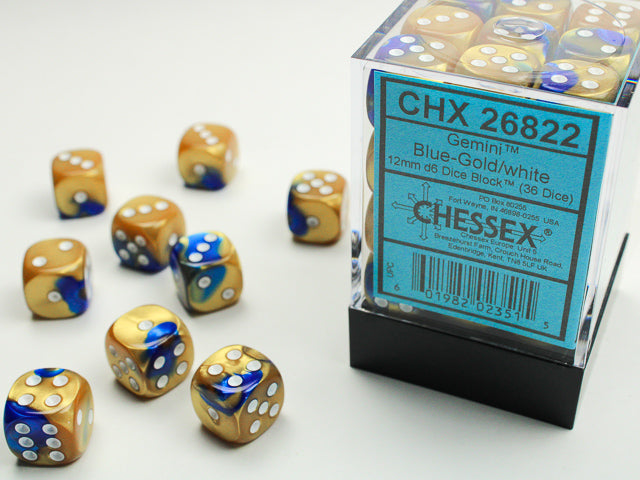 Chessex Gemini 12mm Dice Blocks (268AA)