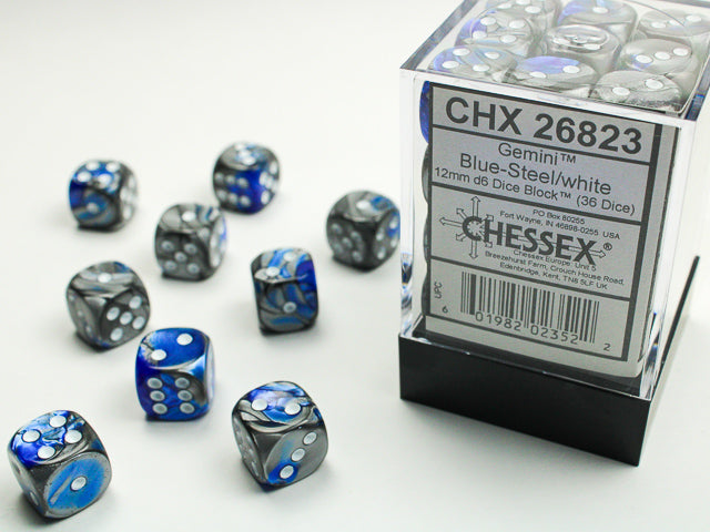 Chessex Classic 12mm D6 Dice Block (279AA)