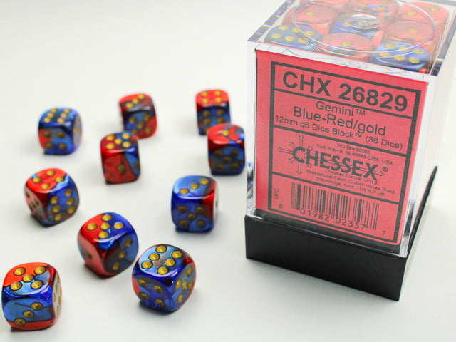 Chessex Gemini 12mm Dice Blocks (268AA)