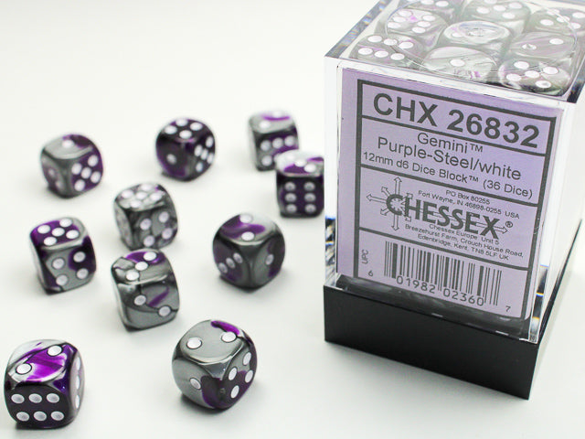 Chessex Gemini 12mm Dice Blocks (268AA)