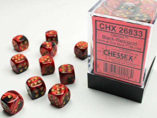 Chessex Gemini 12mm Dice Blocks (268AA)