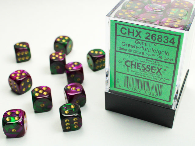 Chessex Gemini 12mm Dice Blocks (268AA)