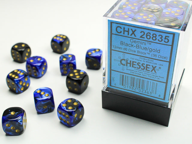 Chessex Gemini 12mm Dice Blocks (268AA)