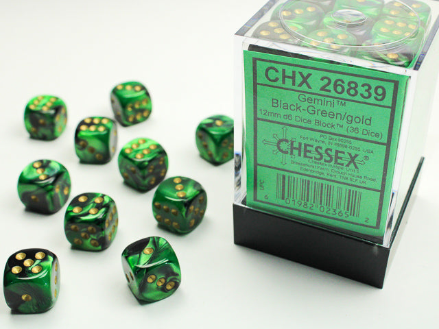 Chessex Gemini 12mm Dice Blocks (268AA)