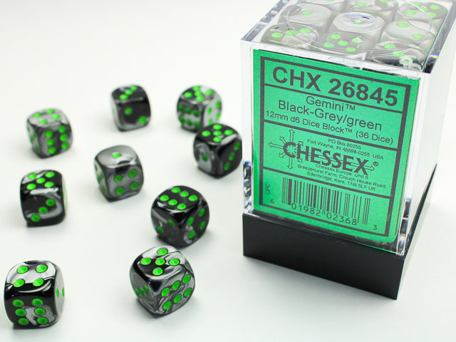 Chessex Gemini 12mm Dice Blocks (268AA)
