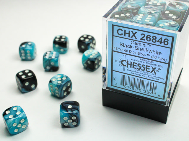 Chessex Gemini 12mm Dice Blocks (268AA)