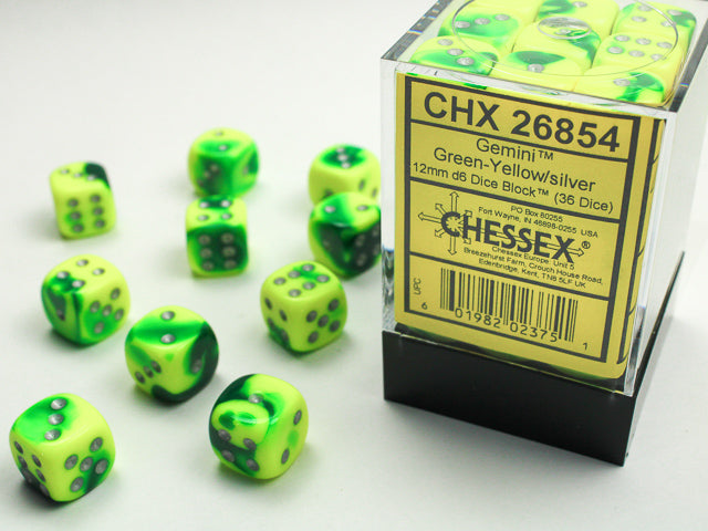 Chessex Classic 12mm D6 Dice Block (279AA)