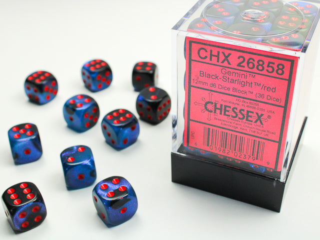 Chessex Gemini 12mm Dice Blocks (268AA)