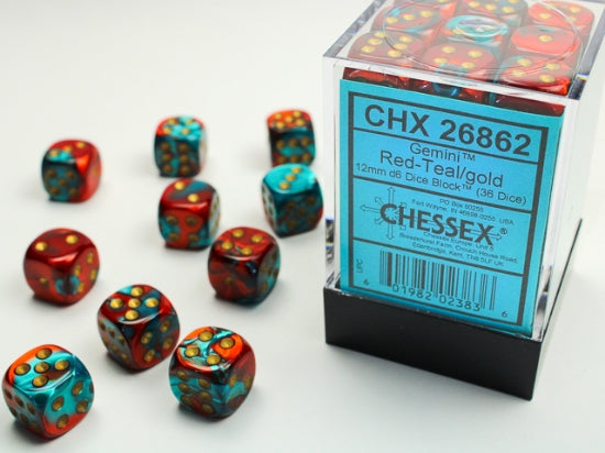 Chessex Gemini 12mm Dice Blocks (268AA)