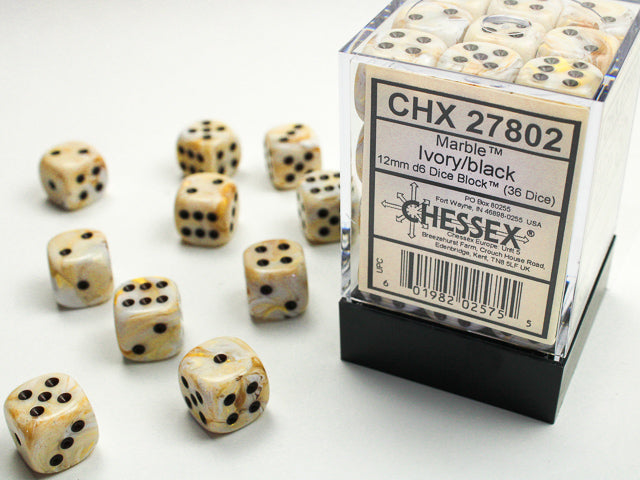 Chessex Classic 12mm D6 Dice Block (279AA)