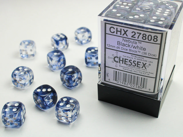 Chessex Classic 12mm D6 Dice Block (279AA)