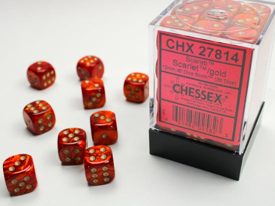 Chessex Signature 12mm D6 Dice Block (278AA)