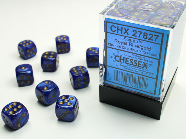 Chessex Classic 12mm D6 Dice Block (279AA)