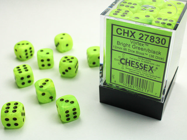 Chessex Signature 12mm D6 Dice Block (278AA)