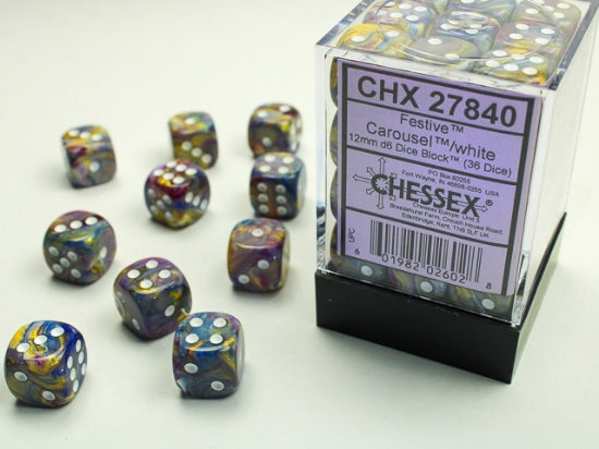 Chessex Classic 12mm D6 Dice Block (279AA)