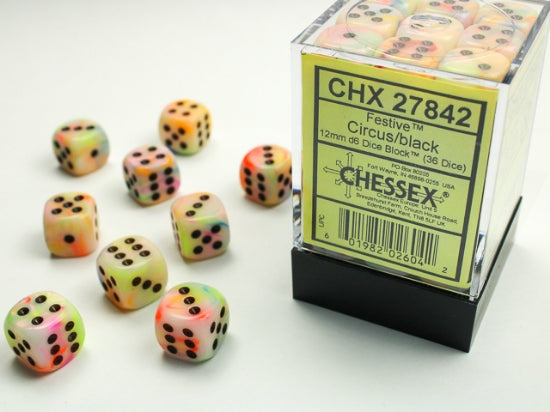 Chessex Classic 12mm D6 Dice Block (279AA)
