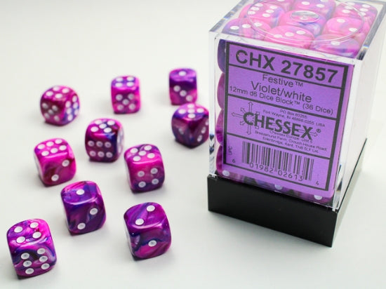 Chessex Classic 12mm D6 Dice Block (279AA)