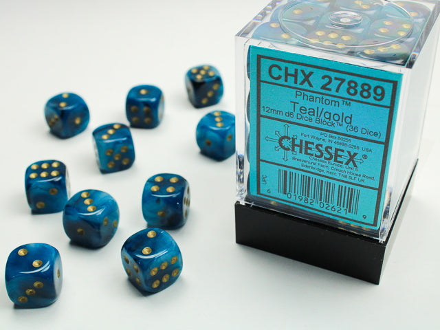 Chessex Classic 12mm D6 Dice Block (279AA)