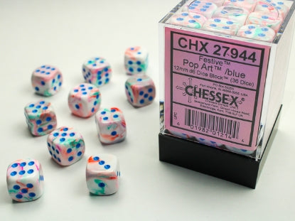 Chessex Signature 12mm D6 Dice Block (278AA)
