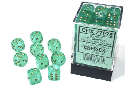 Chessex Signature 12mm D6 Dice Block (278AA)