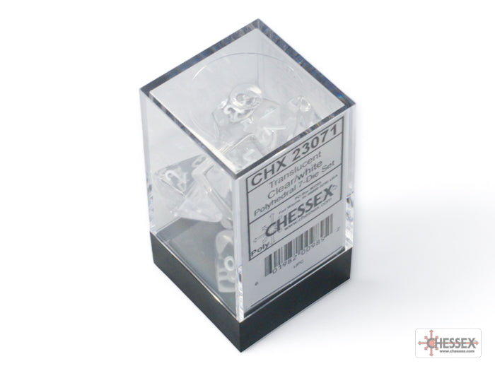 Chessex Translucent Polyhedral Dice Sets (231AA)