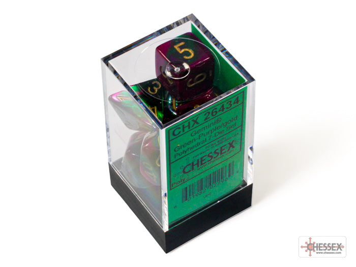 Chessex Gemini Polyhedral 7-Dice Sets (264AA)