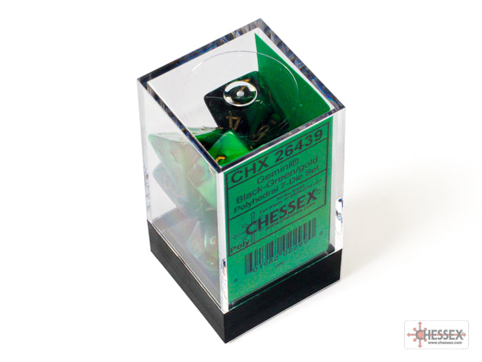 Chessex Gemini Polyhedral 7-Dice Sets (264AA)