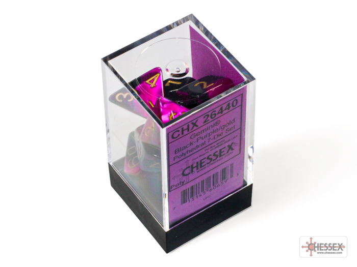 Chessex Gemini Polyhedral 7-Dice Sets (264AA)