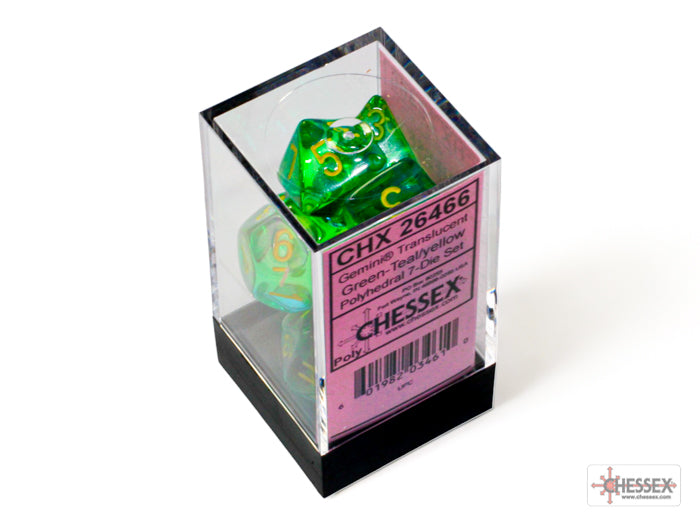 Chessex Gemini Polyhedral 7-Dice Sets (264AA)