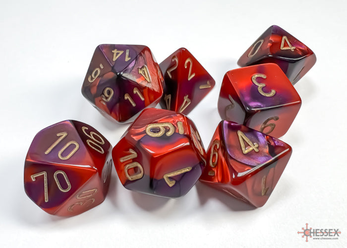 Chessex Gemini Polyhedral 7-Dice Sets (264AA)