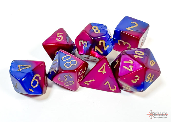 Chessex Gemini Polyhedral 7-Dice Sets (264AA)