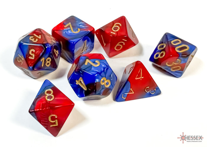 Chessex Gemini Polyhedral 7-Dice Sets (264AA)