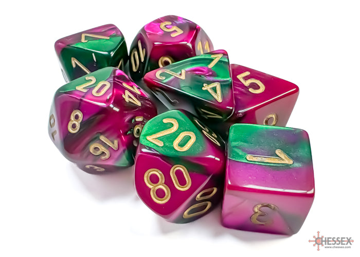 Chessex Gemini Polyhedral 7-Dice Sets (264AA)